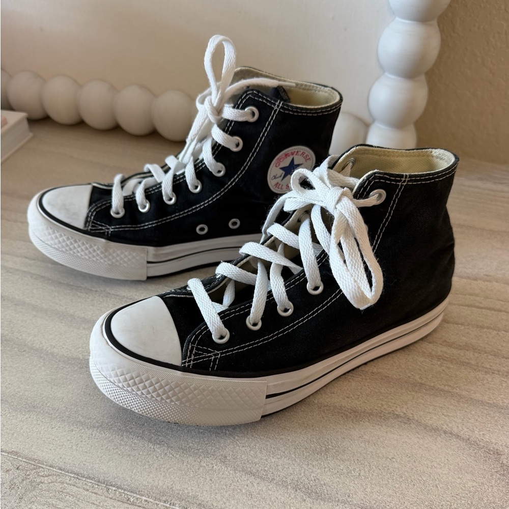 Kids Platform Converse Chuck Taylor High Tops